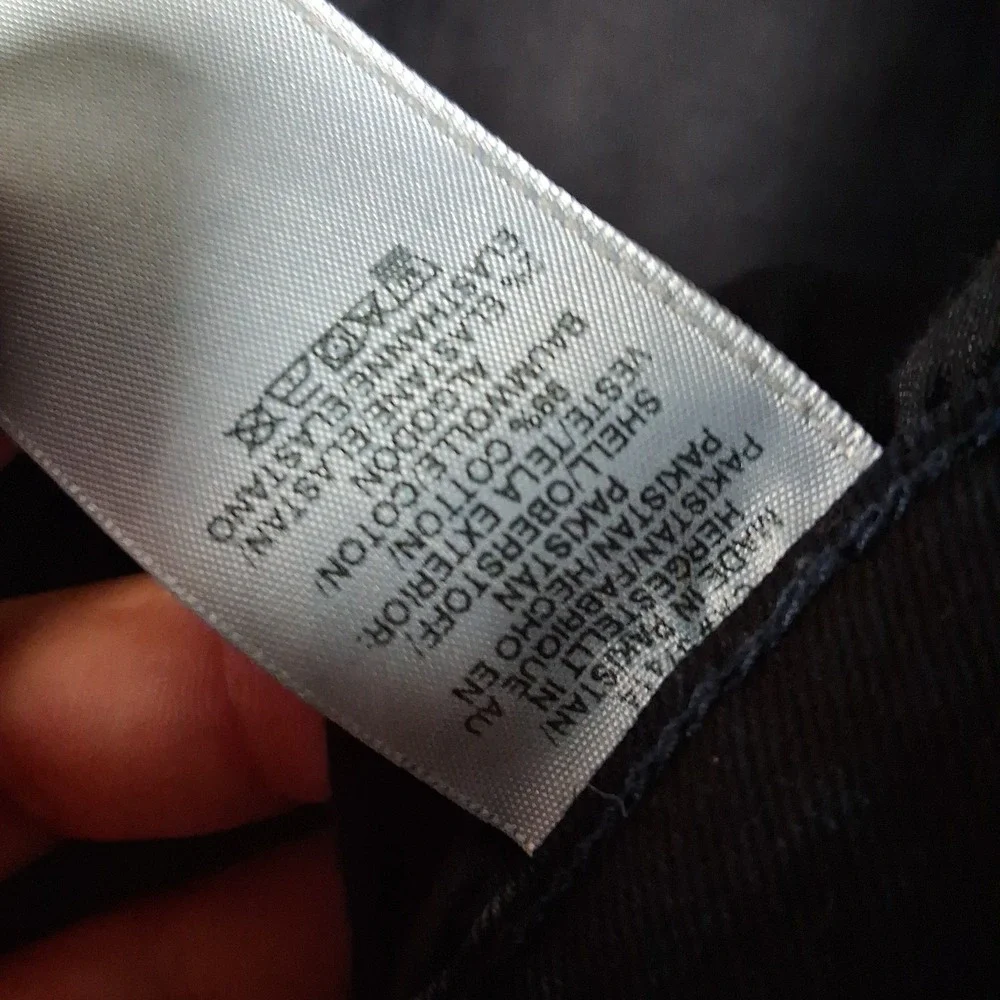 True Religion Rocco Moto Jeans Nen Size 40x34 Blue Slim Fit Stretchable Casual